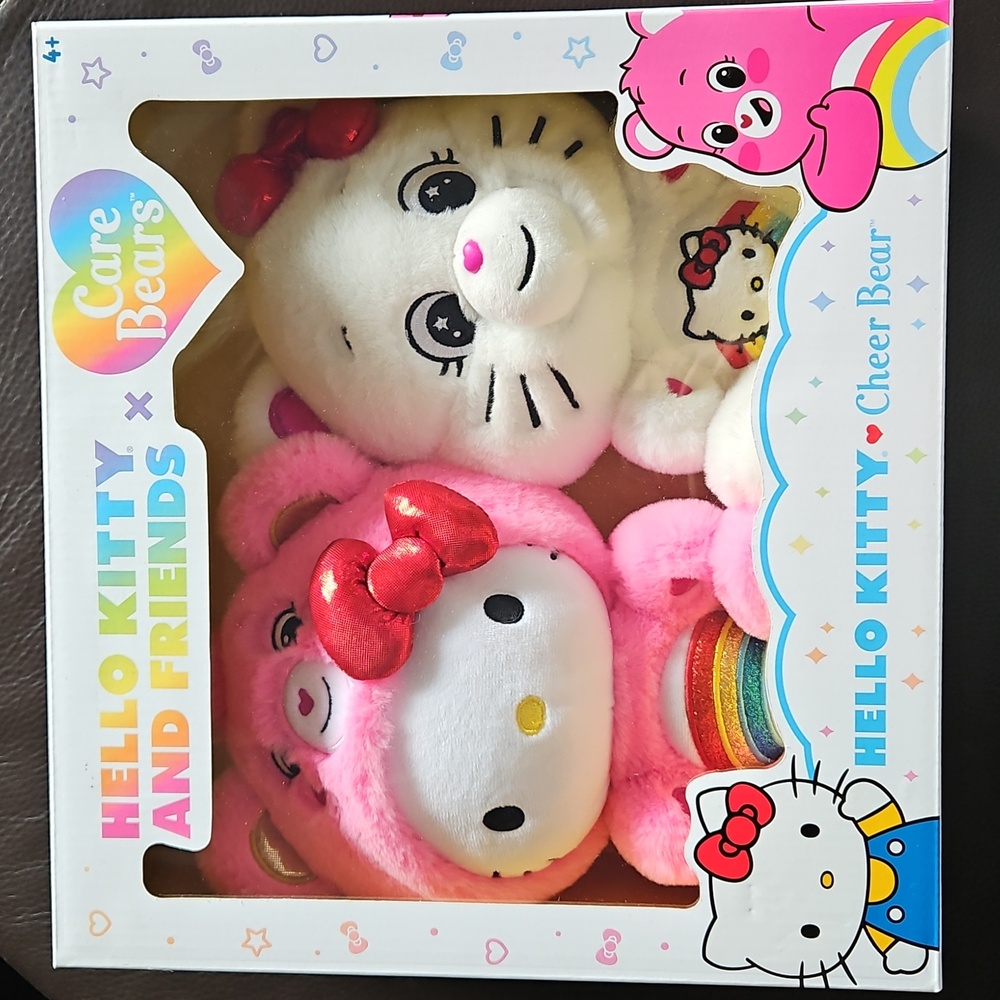 Hello Kitty x Care Bear Plush Set